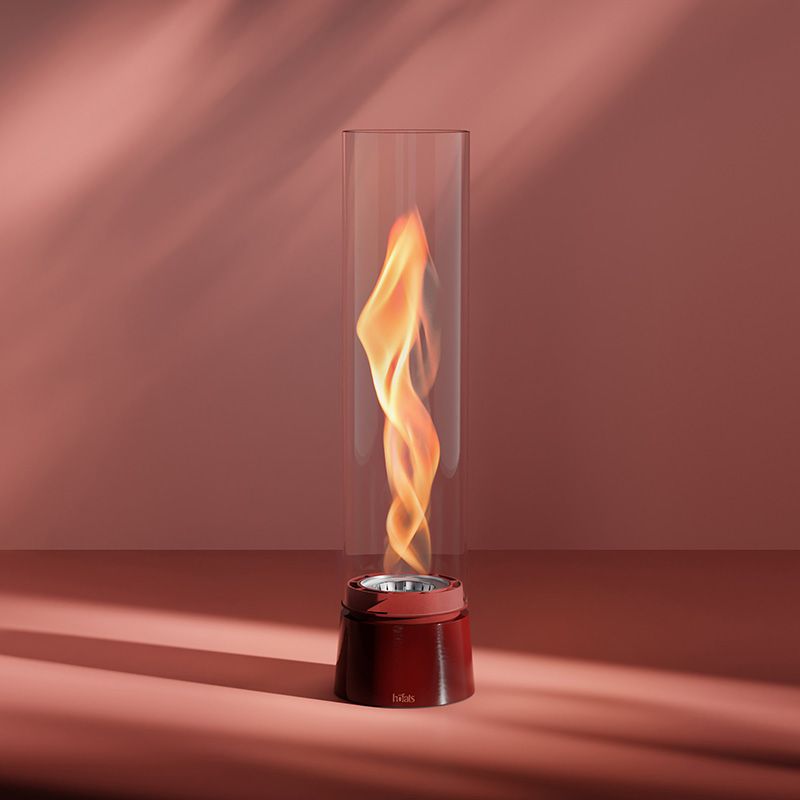 SPIN air 1200 Tischfeuer Emaille rot