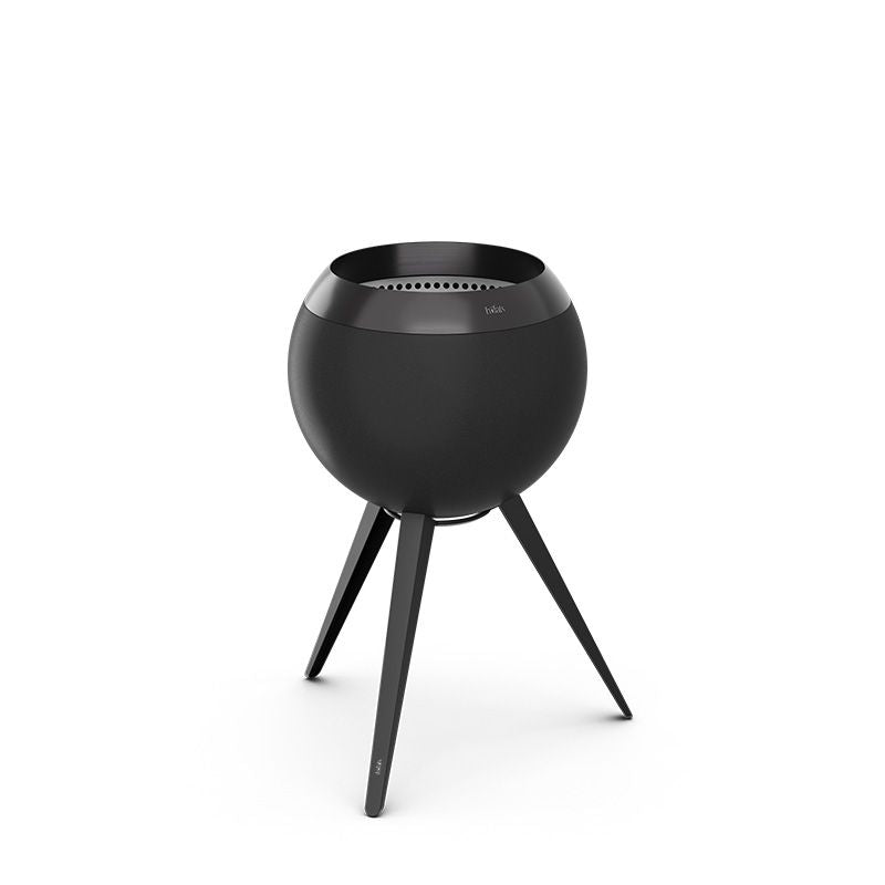 MOON 45 Feuerkorb mit hohem Fuß all black