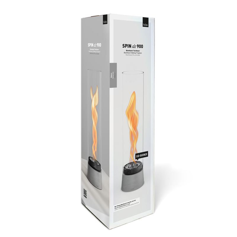 SPIN air 900 Tischfeuer Beton