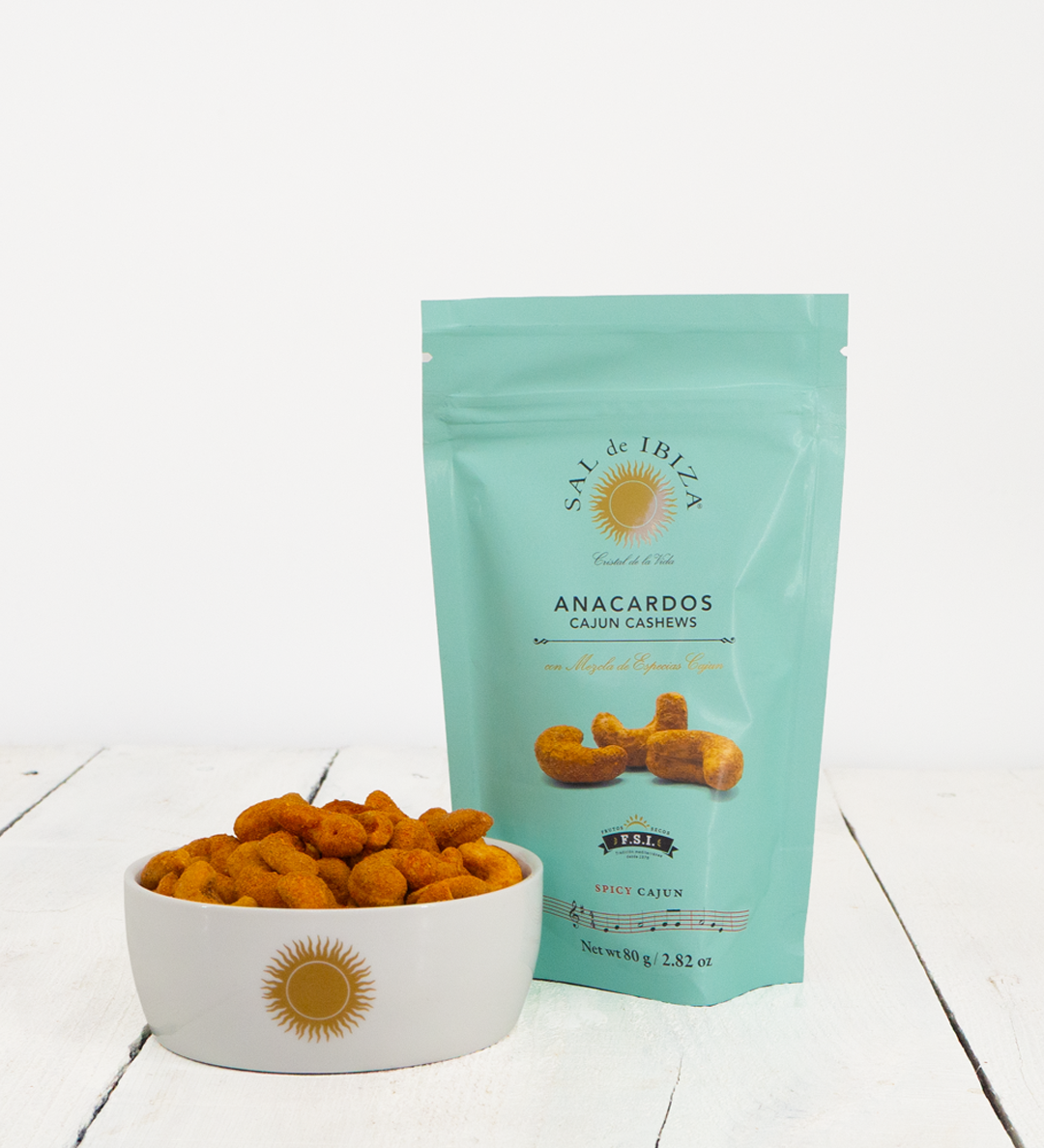 SAL de IBIZA Cajun Cashews, 80g