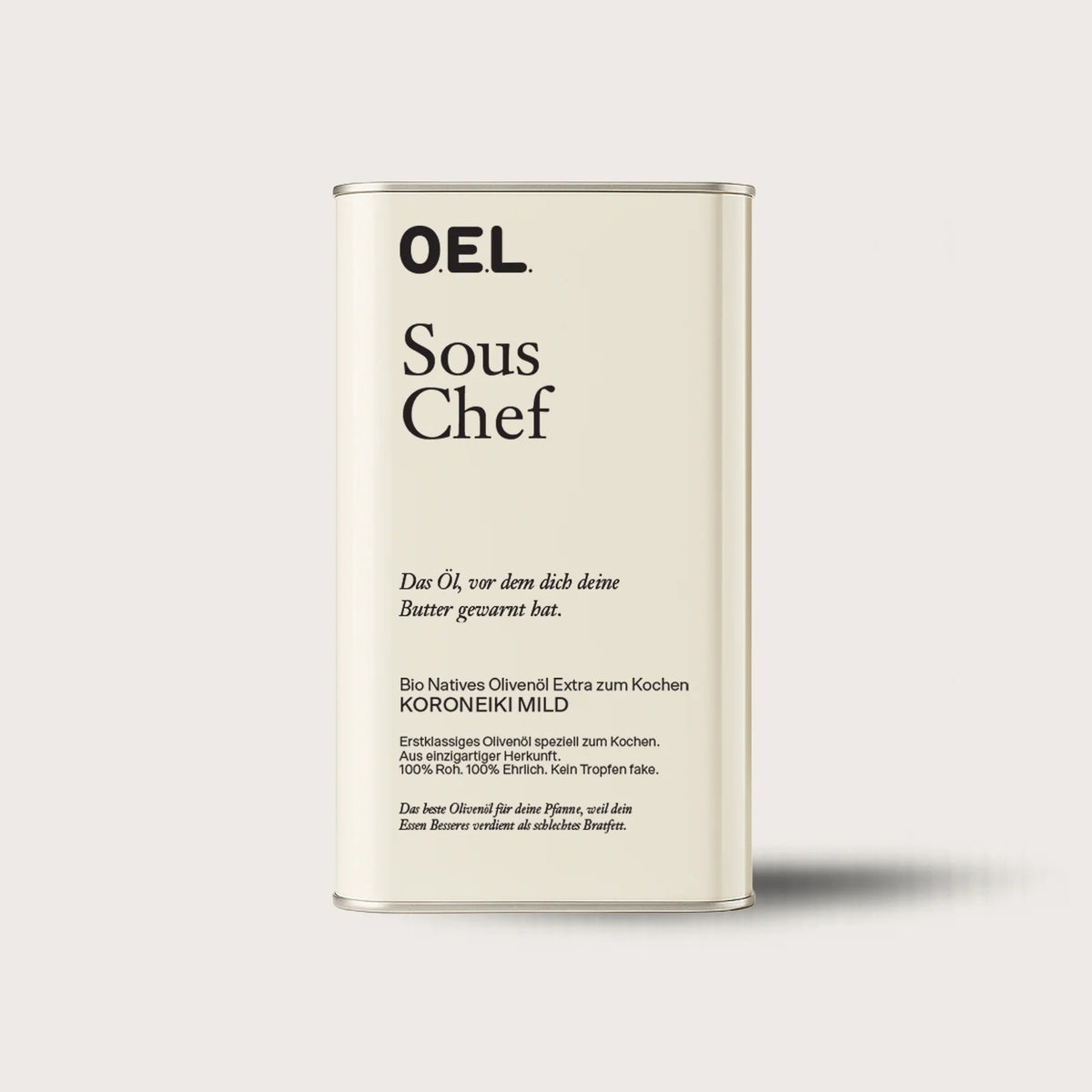 Sous Chef 1 l - Bio Natives Olivenöl Extra zum Kochen