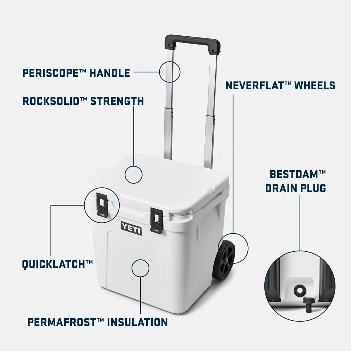 Roadie® 48-Kühlbox Charcoal