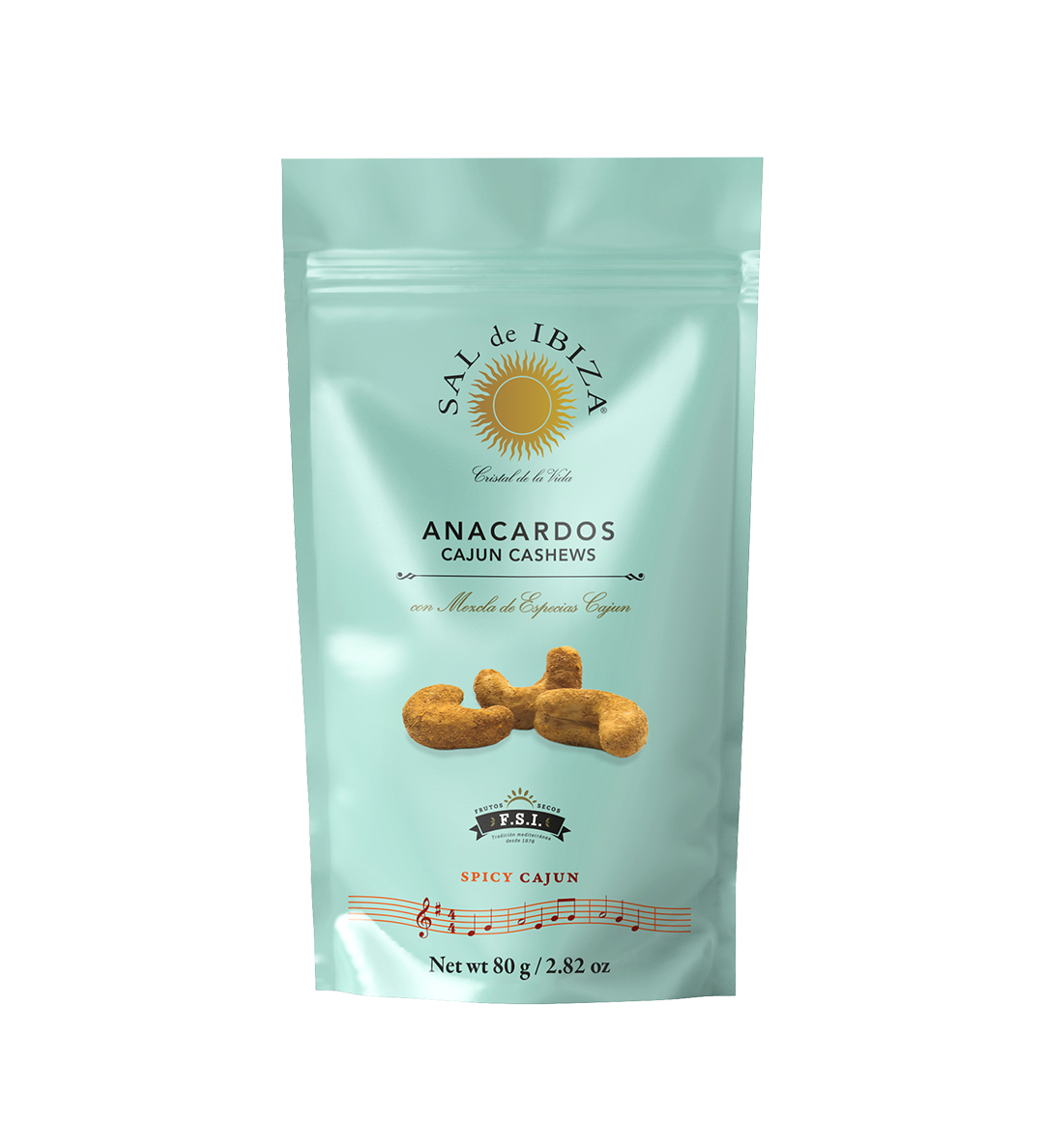 SAL de IBIZA Cajun Cashews, 80g